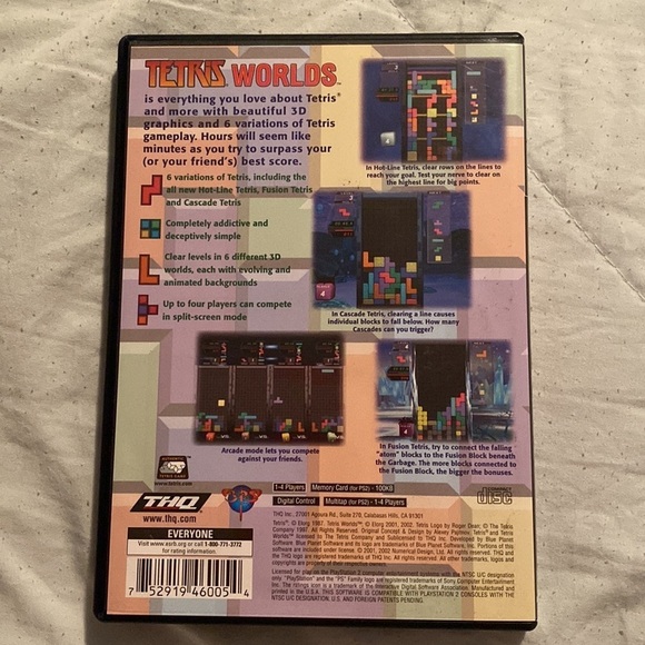 PlayStation PS2 Tetris Worlds - Picture 2 of 4